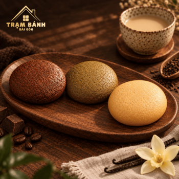 HỘP 24 Bánh Protein Mềm Mix 3 Vị Dark Mocha - Hojicha Latte - Vanilla – Mềm Thơm, Ít Ngọt, Ăn Là Mê