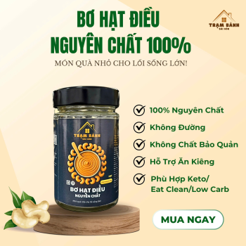 Bơ Hạt Điều Nguyên Chất 540g