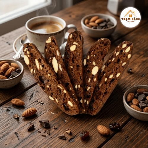 Biscotti Healthy Nguyên Cám [Hộp 250g] – Giòn Nhẹ, Ít Ngọt, Giàu Hạt Dinh Dưỡng
