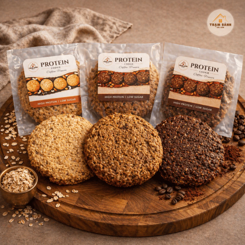 Bánh Protein Cookie Healthy Ăn Kiêng