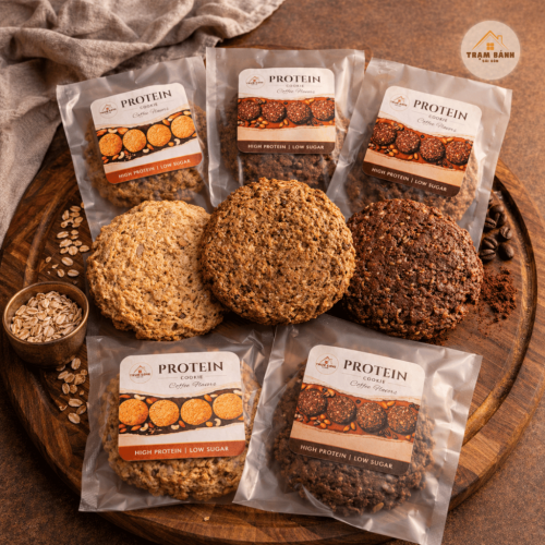 Bánh Protein Cookie Healthy Ăn Kiêng