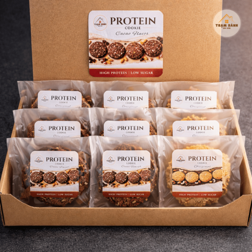 Bánh Protein Cookie Healthy Ăn Kiêng
