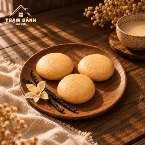 Bánh Protein Vanilla – Thơm Dịu Vani, Mềm Ẩm, Ít Ngọt, Phù Hợp Với Người Tập Luyện, Bận Rộn, Lành Mạnh, Healthy