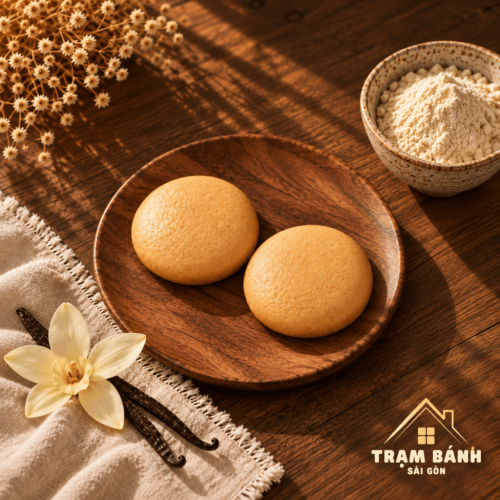 Bánh Protein Vanilla – Thơm Dịu Vani, Mềm Ẩm, Ít Ngọt, Phù Hợp Với Người Tập Luyện, Bận Rộn, Lành Mạnh, Healthy