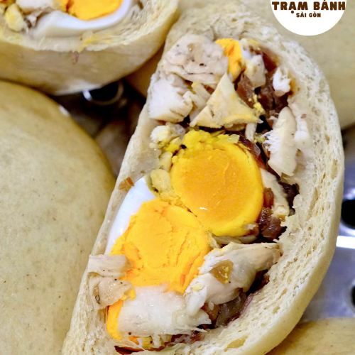 Bánh Bao Nguyên Cám Siêu Ức gà